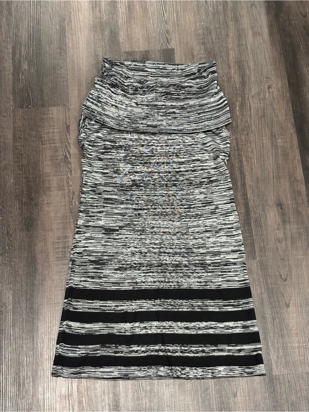 Candie's Black and White Striped Dress